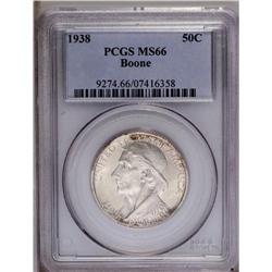 1938 50C Boone MS66 PCGS. A slight degr