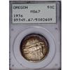 Image 1 : 1936 50C Oregon MS67 PCGS. Gunmetal-blu