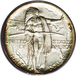 1936-S 50C Oregon MS68 PCGS. This is a 