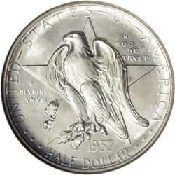 1937 50C Texas MS68 NGC. The design of 