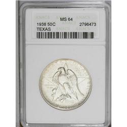 1938 SET Texas PDS Set MS64 ANACS. The 