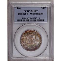 1946 50C Booker T. Washington MS67 PCGS