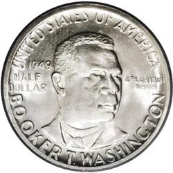 1949-S 50C Booker T. Washington MS67 PC