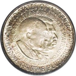 1951 50C Washington-Carver MS66 PCGS. T