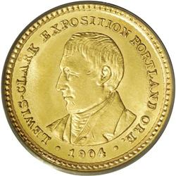 1904 G$1 Lewis and Clark MS63 PCGS. The