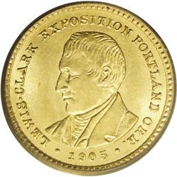 1905 G$1 Lewis and Clark MS63 PCGS. Dav