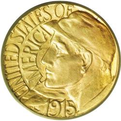 1915-S G$1 Panama-Pacific Gold Dollar M
