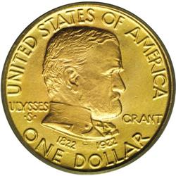 1922 G$1 Grant no Star MS65 PCGS. A cha
