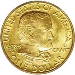 1922 G$1 Grant with Star MS66 PCGS. A l