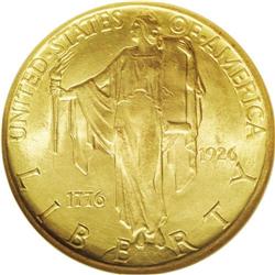 1926 $2 1/2 Sesquicentennial MS65 NGC. 