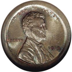 1919 1C Lincoln Cent--Broadstruck--MS65