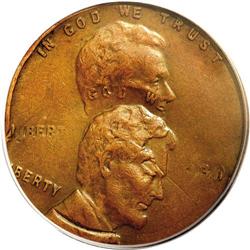 "1939 1C Lincoln Cent--Double Struck, Se"