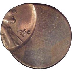 1968-D 1C Lincoln Cent--Struck 60% Off 
