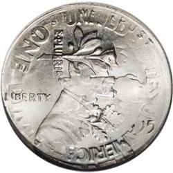 1995 1C Cent--Struck on a 1995-P Dime--