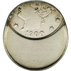 1900 5C Liberty Nickel--Struck 50% Off 
