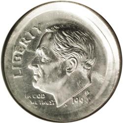 1999-P 10C Roosevelt Dime--Broadstruck-
