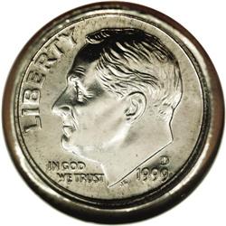 1999-D 10C Roosevelt Dime--Obverse Die 