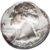 Image 1 : 1964-? 25C Washington Quarter--Struck o