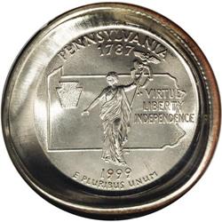 1999-P 25C Pennsylvania Quarter--Revers