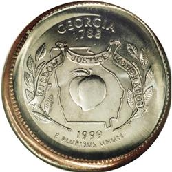 1999-? 25C Georgia Statehood Quarter--C