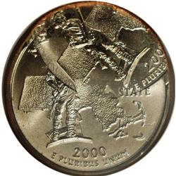2000-? 25C Massachusetts Statehood Quar