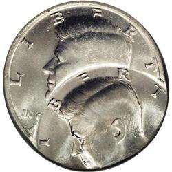 Undated MS Kennedy Half Dollar--Double 