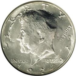 1972-D 50C Kennedy Half Dollar--Double 