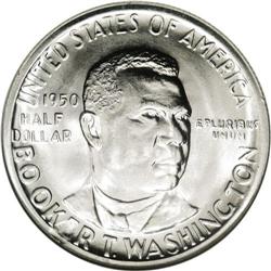 1950-D 50C Booker T. Washington Half Do