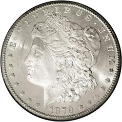 1879-CC S$1 MS63 NGC. A hint of golden 