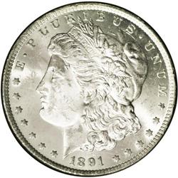 1891-CC S$1 MS62 NGC. VAM-3. A Top 100 