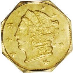 "1871 25C Liberty Octagonal 25 Cents, BG"