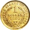 Image 2 : "1850-D G$1 MS64 NGC. Variety 2-C, the o"