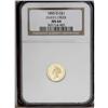 Image 3 : 1855-D G$1 MS64 NGC. Variety 7-I. The s