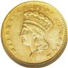 Image 1 : 1856-D G$1 MS62 NGC. Variety 8-K. Only 