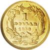Image 2 : "1859-D G$1 MS64 NGC. Variety 11-N, one "