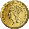Image 1 : "1861-D G$1 MS65 NGC. Variety 12-Q, the "