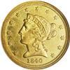 Image 1 : 1840-D $2 1/2 MS62 NGC. Variety 1-A. Th