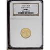 Image 3 : "1842-D $2 1/2 MS62 NGC. Variety 3-F, th"