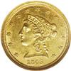 Image 3 : 1843-D $2 1/2 Large D MS61 NGC. Variety