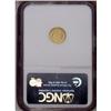 Image 4 : 1849 G$1 Closed Wreath MS65 NGC. Large 