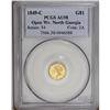 Image 3 : 1849-C G$1 Open Wreath AU58 PCGS. 1849-