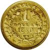 Image 2 : 1850-D G$1 AU55 NGC. Substantial bright