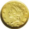 Image 1 : 1850-D G$1 AU58 NGC. Variety 2-C. This 
