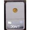Image 2 : 1851 G$1 MS64 NGC. An exquisitely struc