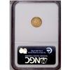 Image 2 : 1854 G$1 Type One MS64 NGC. A lustrous 