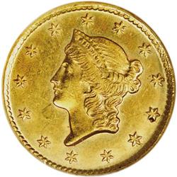 1854-D G$1 MS61 NGC. This attractive an