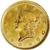 Image 1 : 1854-D G$1 MS61 NGC. This attractive an