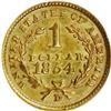 Image 2 : 1854-D G$1 MS61 NGC. This attractive an