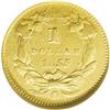 Image 2 : "1855-O G$1 AU55 NGC. The 1855-O, with a"