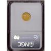Image 4 : 1856 G$1 Upright 5 MS64 NGC. This lustr